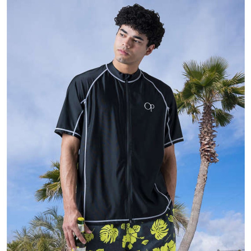 1012785283-2-5L 大きいサイズ 半袖フルジップラッシュガード 1枚 OCEAN PACIFIC 【通販モノタロウ】