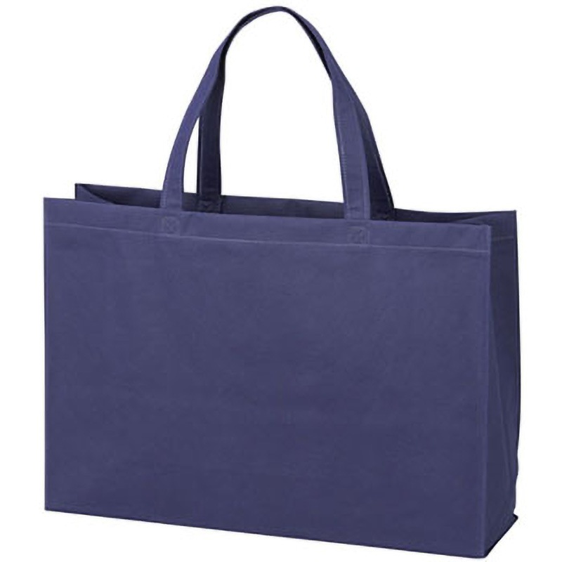 LC400 ベーシックトート75 中 エーワン[不織布] 紺色 中横サイズ 1セット(50枚×2袋) LC400