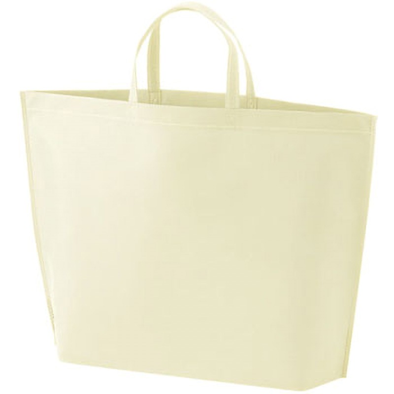 LC733N シンプルトート エーワン[不織布] 生地目付75g 白色 大サイズ 1セット(50枚×4袋) LC733N