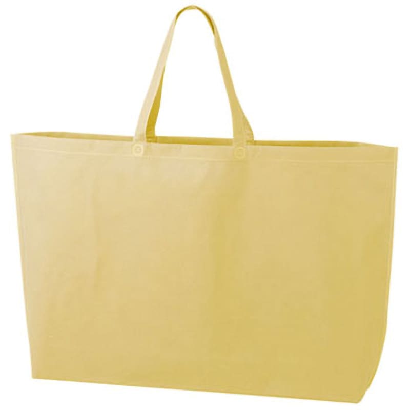 LC734 シンプルトート エーワン[不織布] 生地目付75g ベージュ色 特大サイズ 1セット(50枚×2袋) LC734