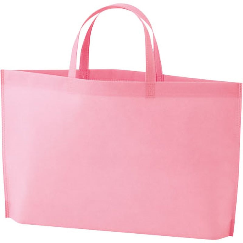 LC931N シンプルトートA4 エーワン[不織布] 生地目付75g ピンク色 A4横サイズ 1セット(50枚×4袋) LC931N