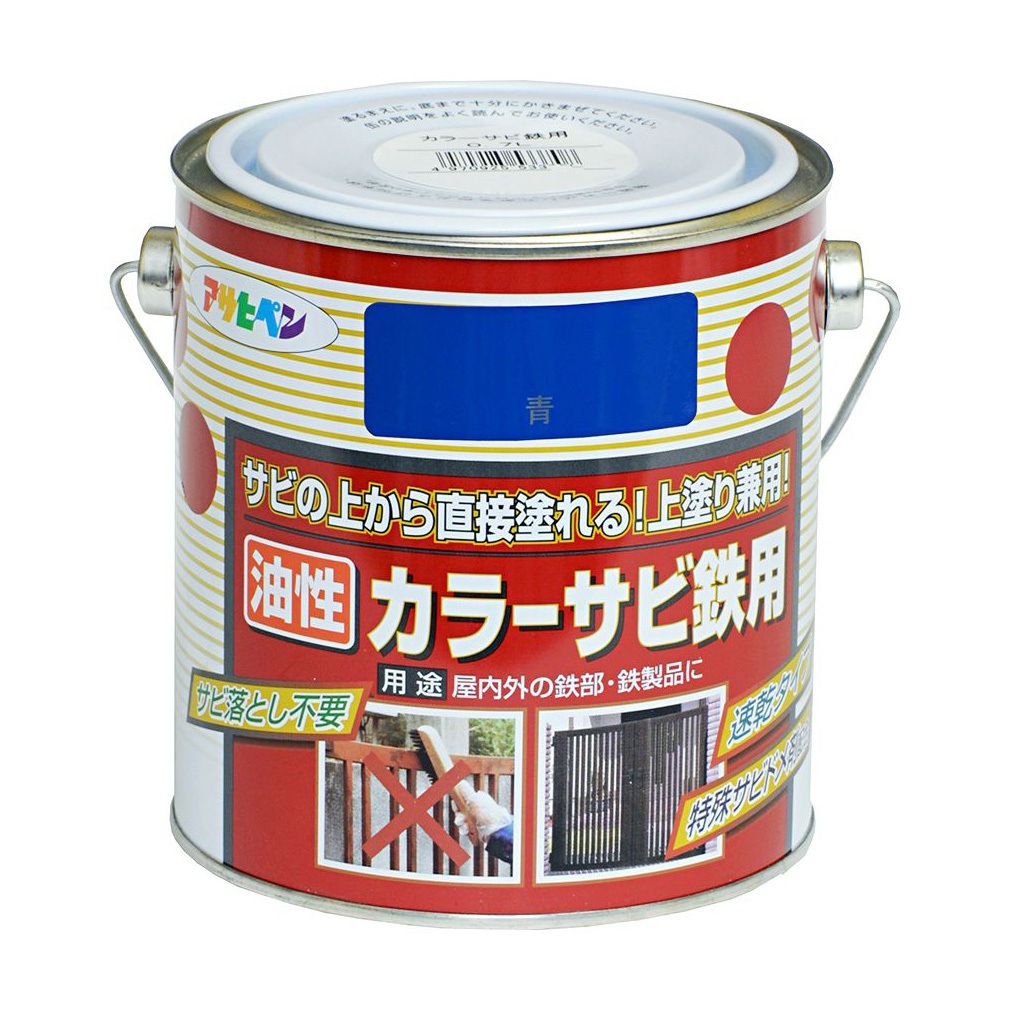 超耐久シリコンアクリル鉄部塗料6kg アサヒペン 油性超耐久シリコンアクリルトタン用 6kg (ペンキ