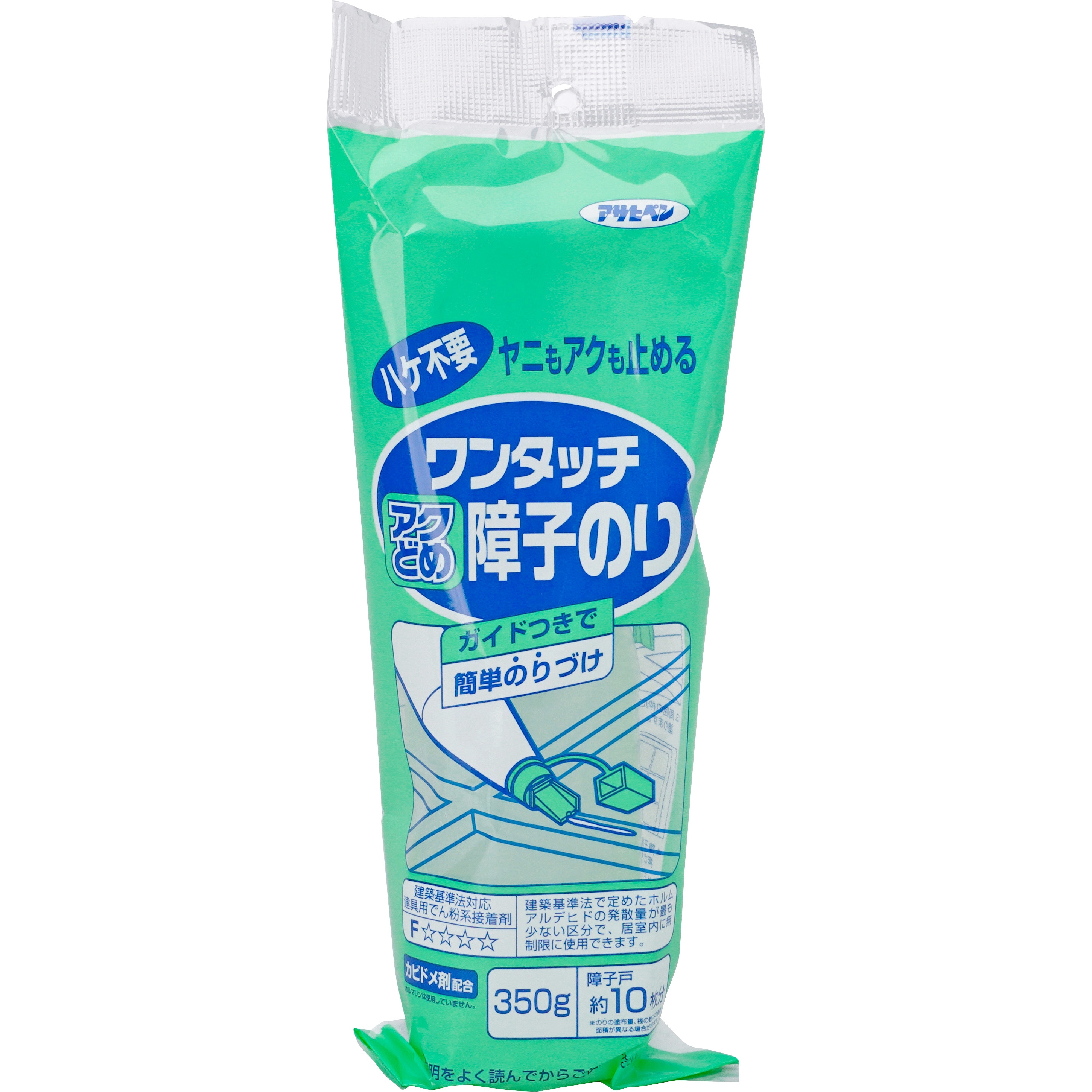 No.716 ワンタッチ ヤニ・アク止め障子のり 1個(350g) アサヒペン