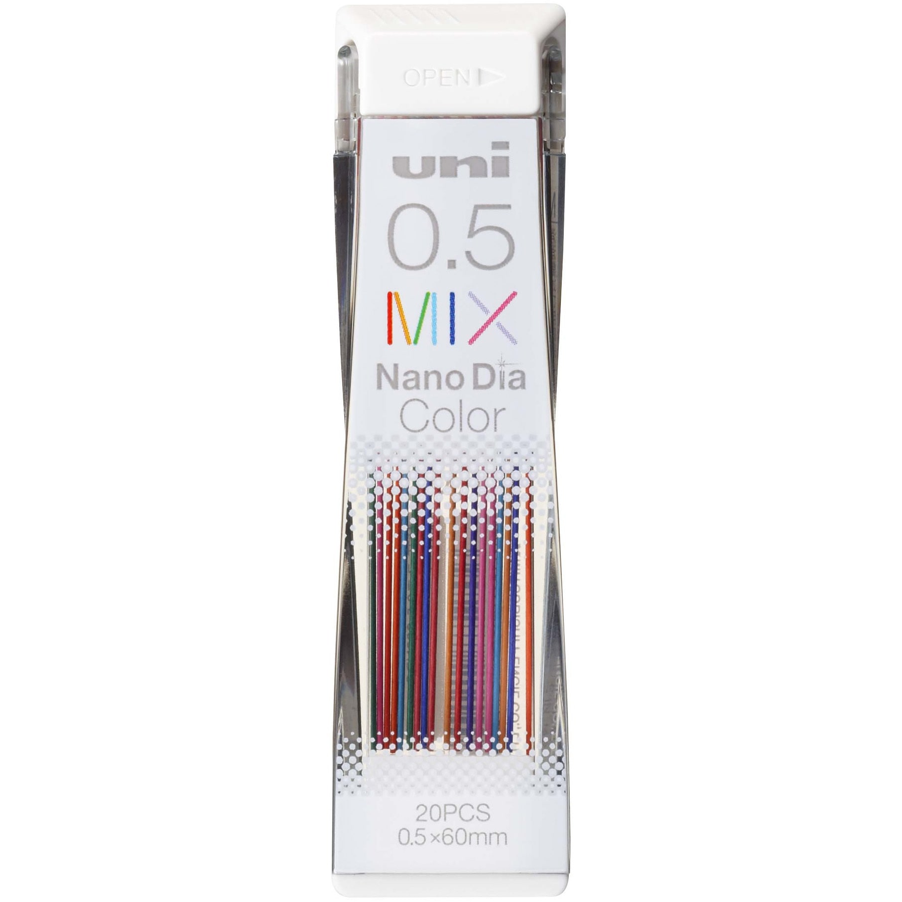 U05202NDCMIX カラーシャープ替芯 uni(三菱鉛筆) ミックス 芯径