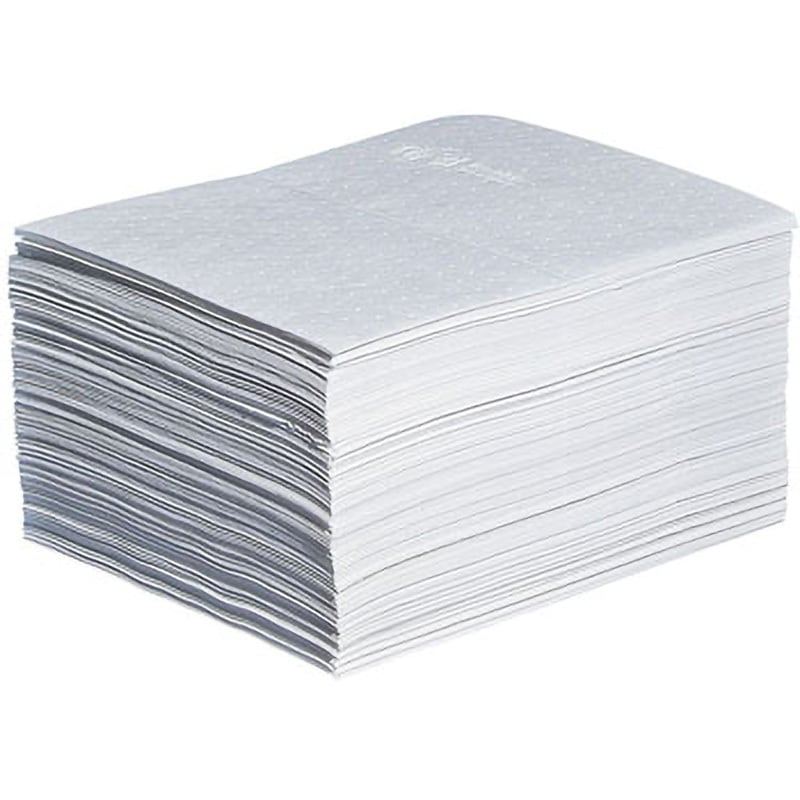 MAT215A ピグスタットマット(帯電防止処理加工) ミシン目入り ピグ 吸収量83.6/箱L 縦380mm横510mm厚さ3mm 1箱(200枚) MAT215A