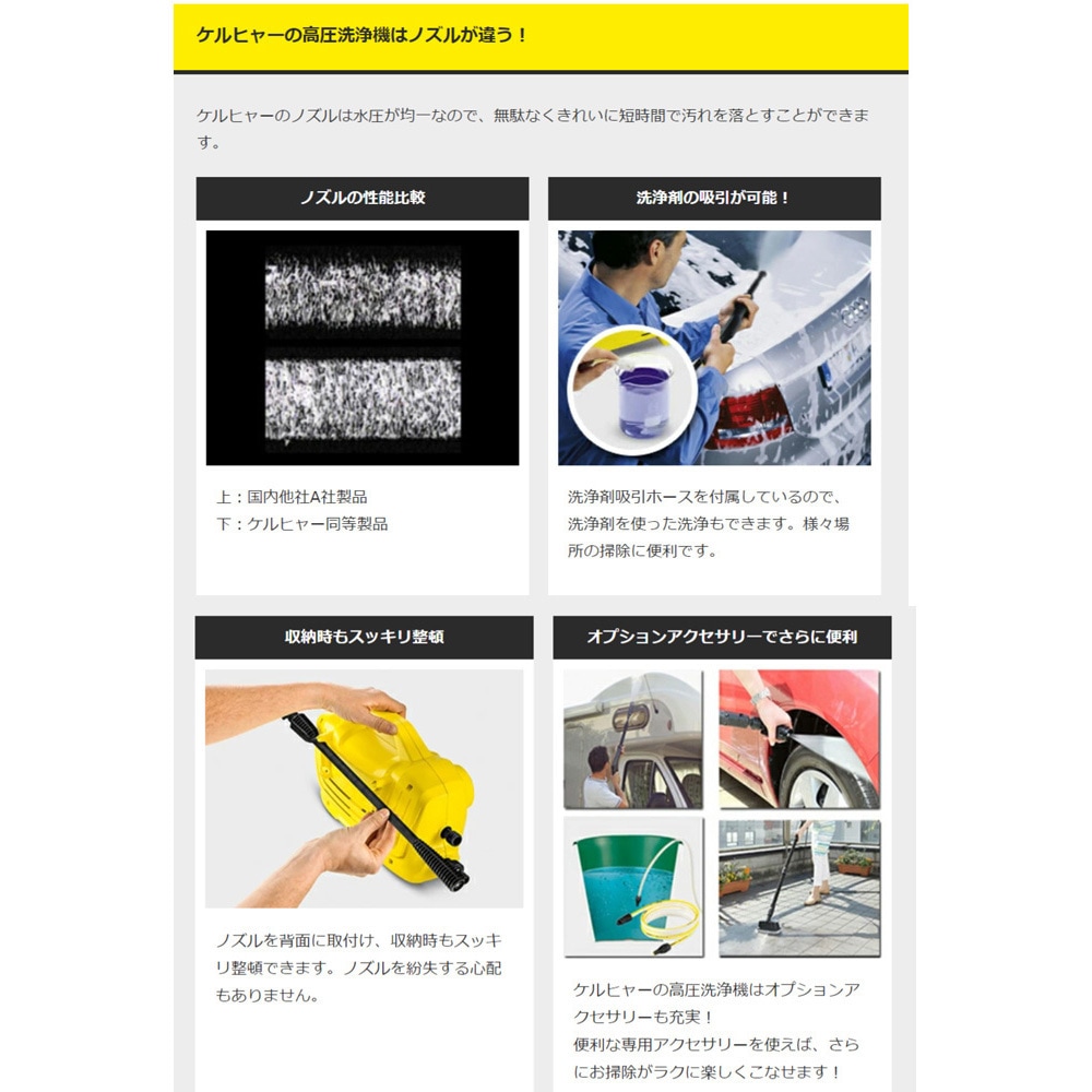 1600-970 高圧洗浄機 K2クラシック 1セット ケルヒャー 【通販モノタロウ】
