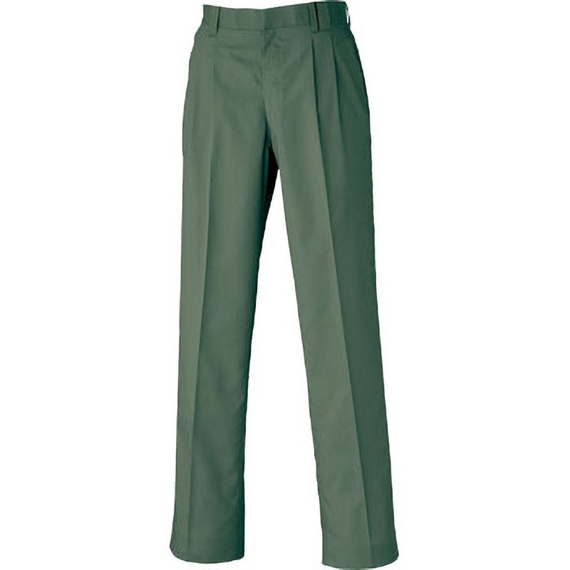 18005 DAIRIKI スラックス 18005 大川被服 グリーン色 サイズ70