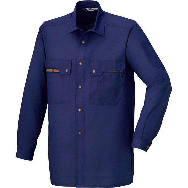 30204 Kansai 長袖シャツ 30204 大川被服 混率(%):ポリエステル60・綿40 サイズS着丈71cm