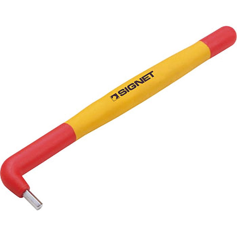 E42604 絶縁L型六角棒レンチ SIGNET(シグネット) 寸法4mm E42604 E42604 絶縁L型六角棒レンチ SIGNET(シグネット) 寸法4mm E42604