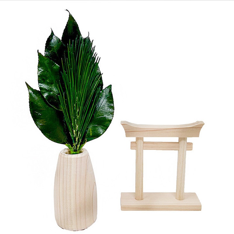 MK-130 ミニS荒神松 丸榊立て鳥居付きセット 1個 A&K 【通販モノタロウ】 4,834円