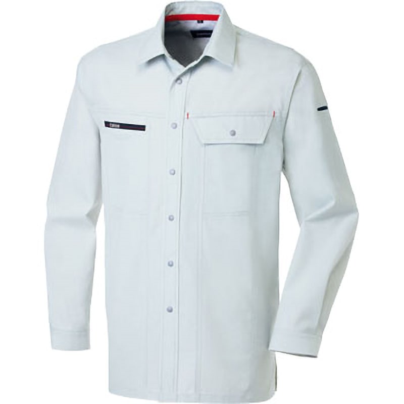 70034 Kansai 長袖シャツ 70034 大川被服 混率(%):ポリエステル80・綿20 サイズL着丈74cm