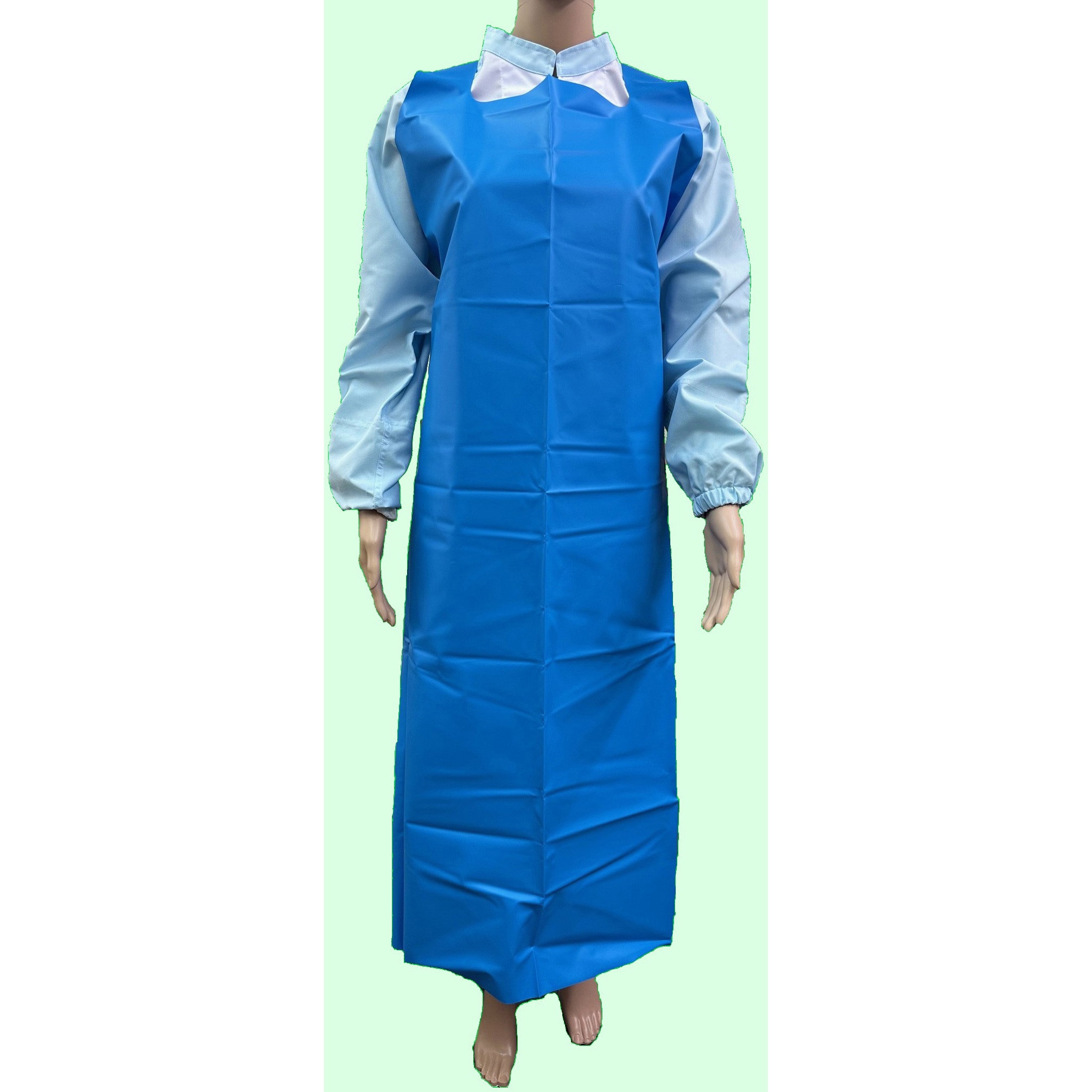 625 TPU打抜きエプロン エブノ ブルー色 S 1箱(40枚) - 【通販モノタロウ】