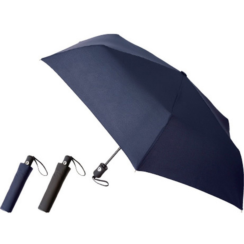 TS-1388-009 自動開閉折りたたみ傘 MARKLESS STYLE ブラック色  1セット(5本) TS-1388-009 8,512円