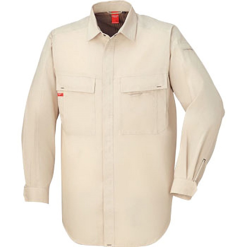 74704 DAIRIKI 長袖シャツ 74704 大川被服 混率(%):ポリエステル80・綿20 サイズS着丈70cm