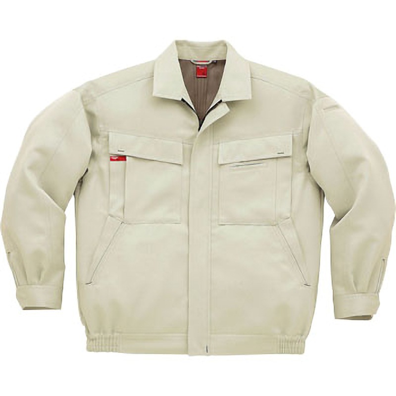 78702 DAIRIKI 長袖ブルゾン 78702 大川被服 JIST-8118帯電 ポリエステル100% ベージュ色 S着丈58cm