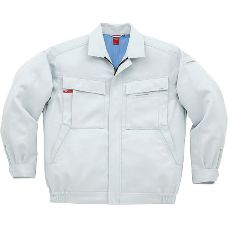 78702 DAIRIKI 長袖ブルゾン 78702 大川被服 JIST-8118帯電 ポリエステル100% シルバー色 S着丈58cm