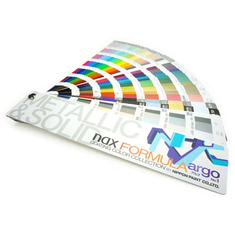 naxフォーミュラーアルゴ NO.1 メタリック色見本帳 1冊 ニッぺ(日本ペイント) 【通販モノタロウ】