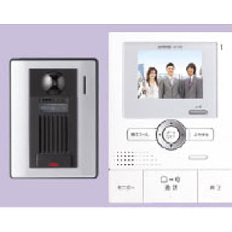 カメラ付きドアホンセット(解錠ボタン付、メーク接点) JKS-1AD テレビドアホンセット(解錠ボタン付、メーク接点) 1セット