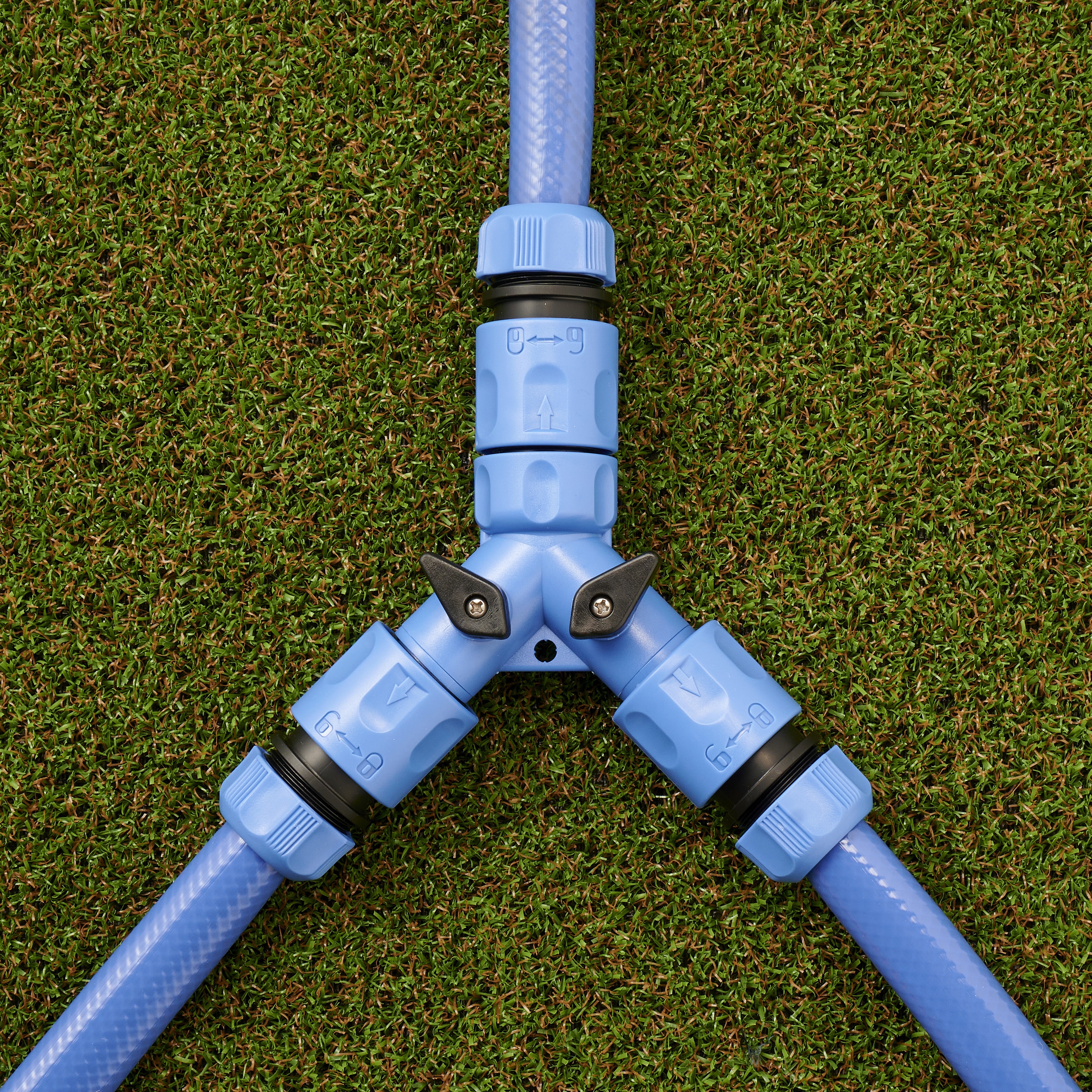 コネクタセット 散水用 2分岐 モノタロウ ABS樹脂 適合ホース内径12