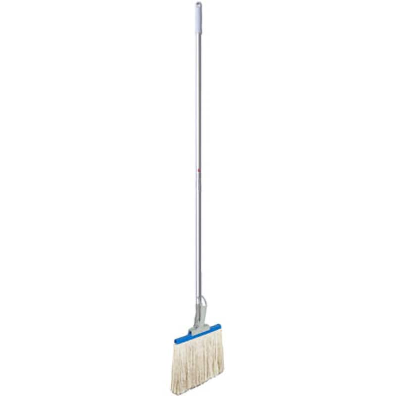 AASS-1 モップセット(アルミ柄付) 業務用水拭き混紡糸モップ AASS-1 モップセット(アルミ柄付) 業務用水拭き混紡糸モップ