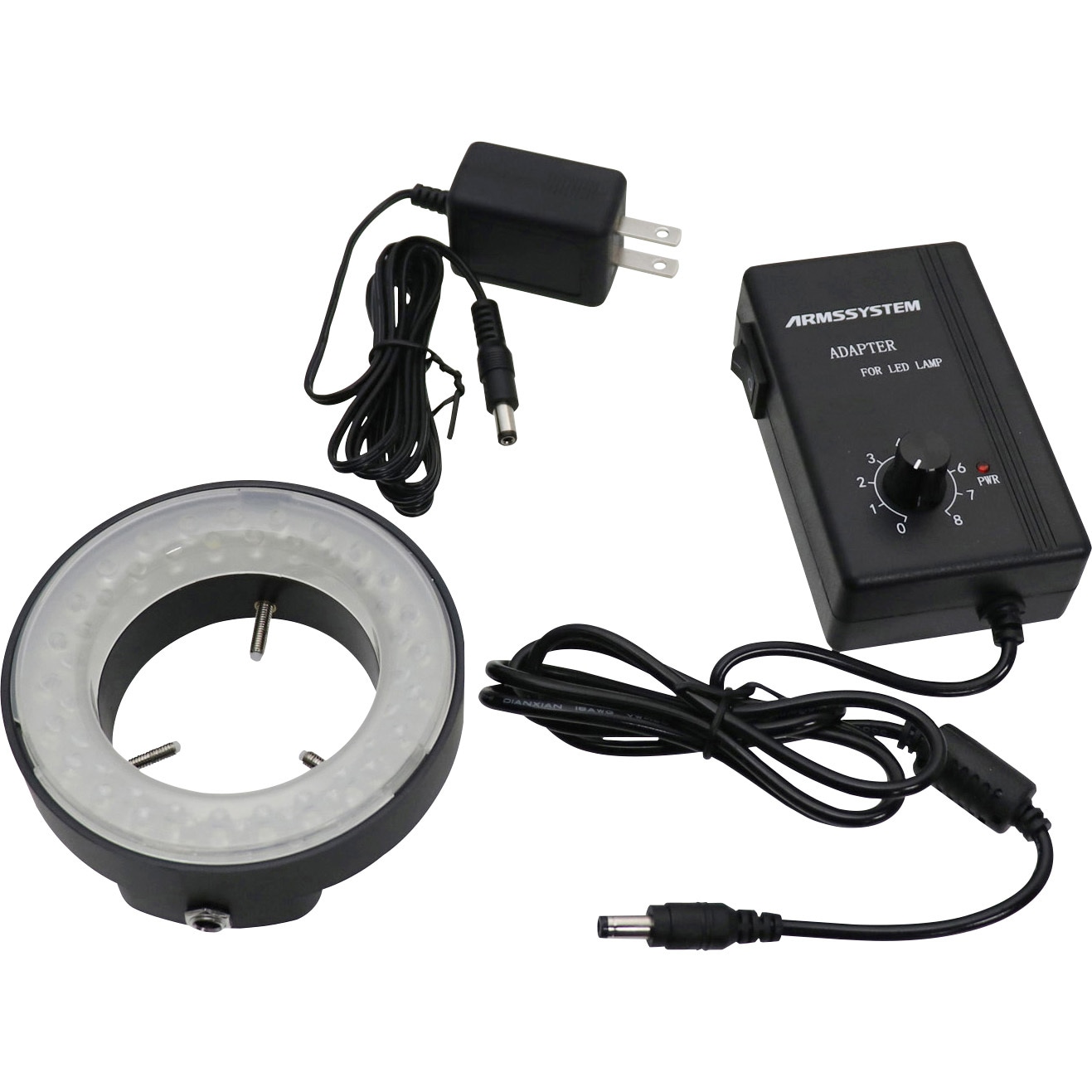 LED-R48 実体顕微鏡用二重巻きLEDリング照明装置 1台 アームスシステム 【通販モノタロウ】 12,145円