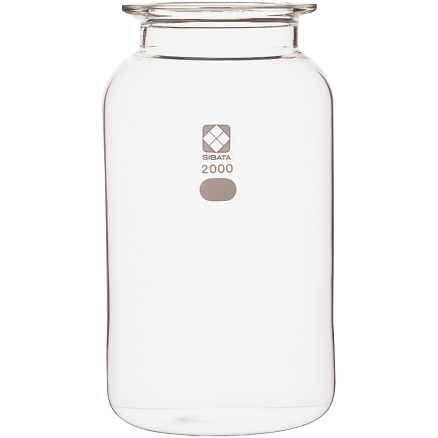 005820-2000 セパラブルフラスコ 円筒形 バンド式 SIBATA(柴田科学) 2000mL