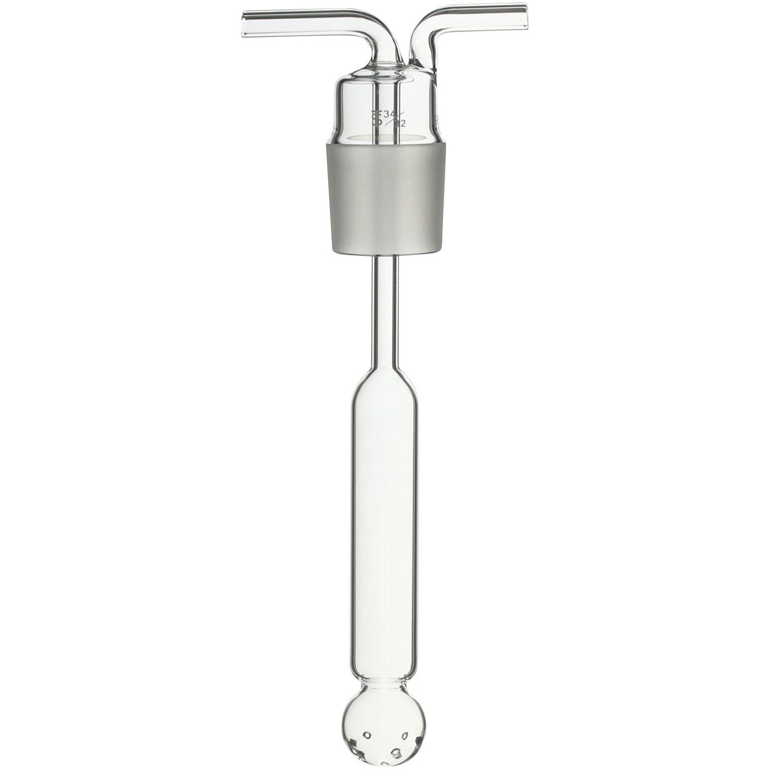 MRK ムエンケ式ガス洗浄管 014640-2501 ガス洗浄びん 中管 ムエンケ式 1個 SIBATA(柴田科学