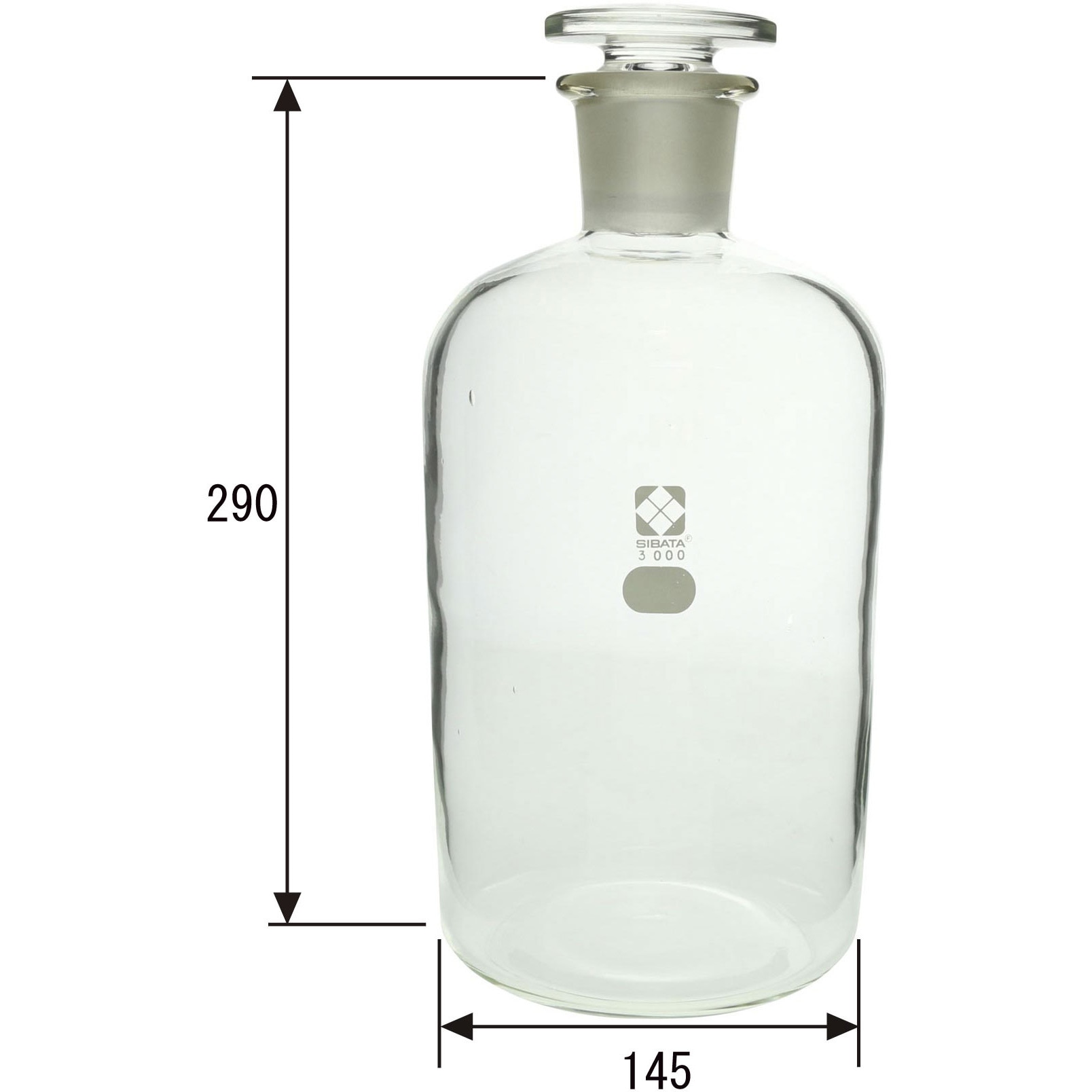 柴田科学 試薬びん DURAN 250mL 017030-2501A