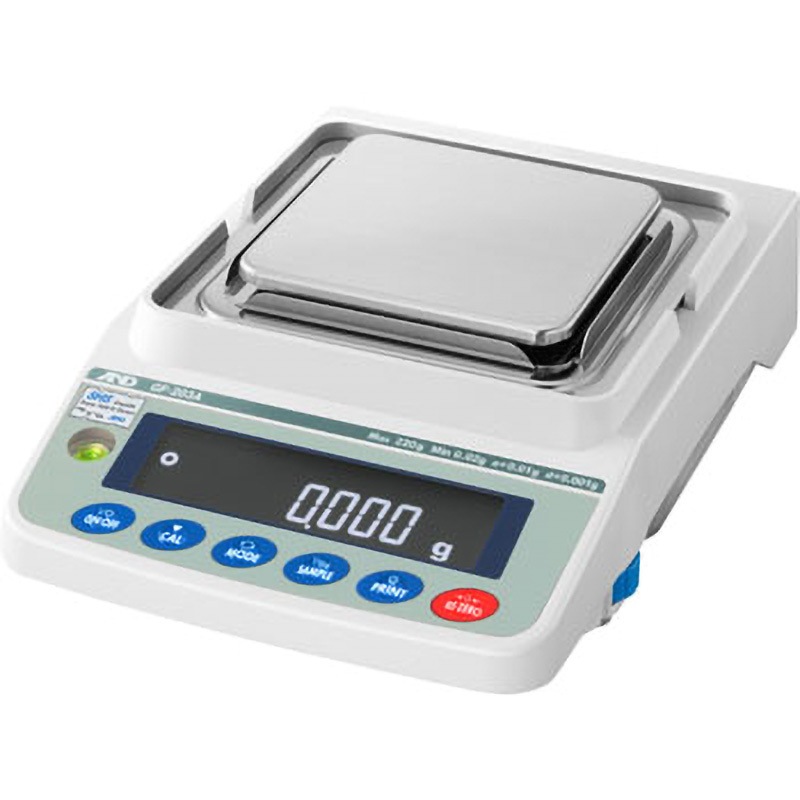 GF203A ベーシック電子天びん GF-Aシリーズ A&D ひょう量220g 最小表示0.001g
