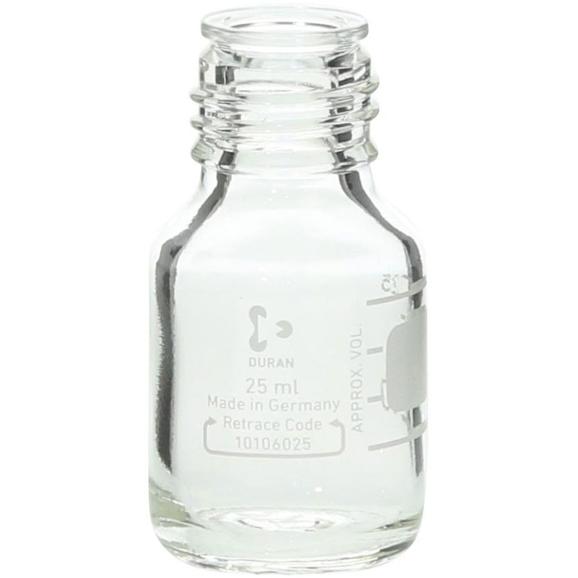 017200-255A ねじ口びん(メジュームびん) びんのみ DURAN 25mL  1箱(10個) 017200-255A 8,806円