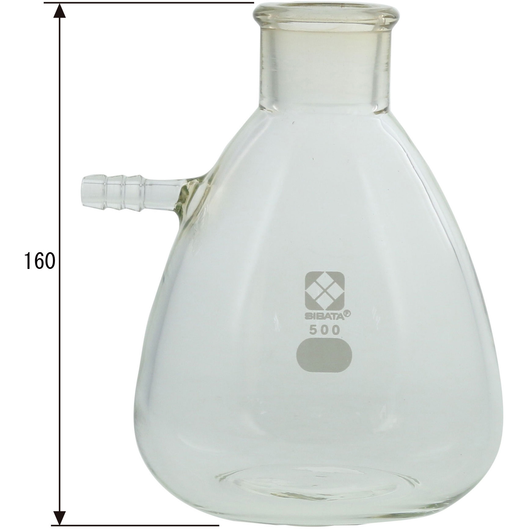 017810-500 吸引ろ過びん SIBATA(柴田科学) 容量500mL 【通販モノタロウ】