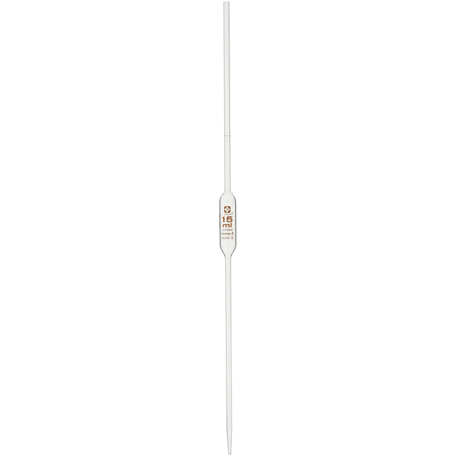 ー品販売 021410-15A ホールピペット 容量 SIBATA(柴田科学) カスタムA 研究用容器・計量器
