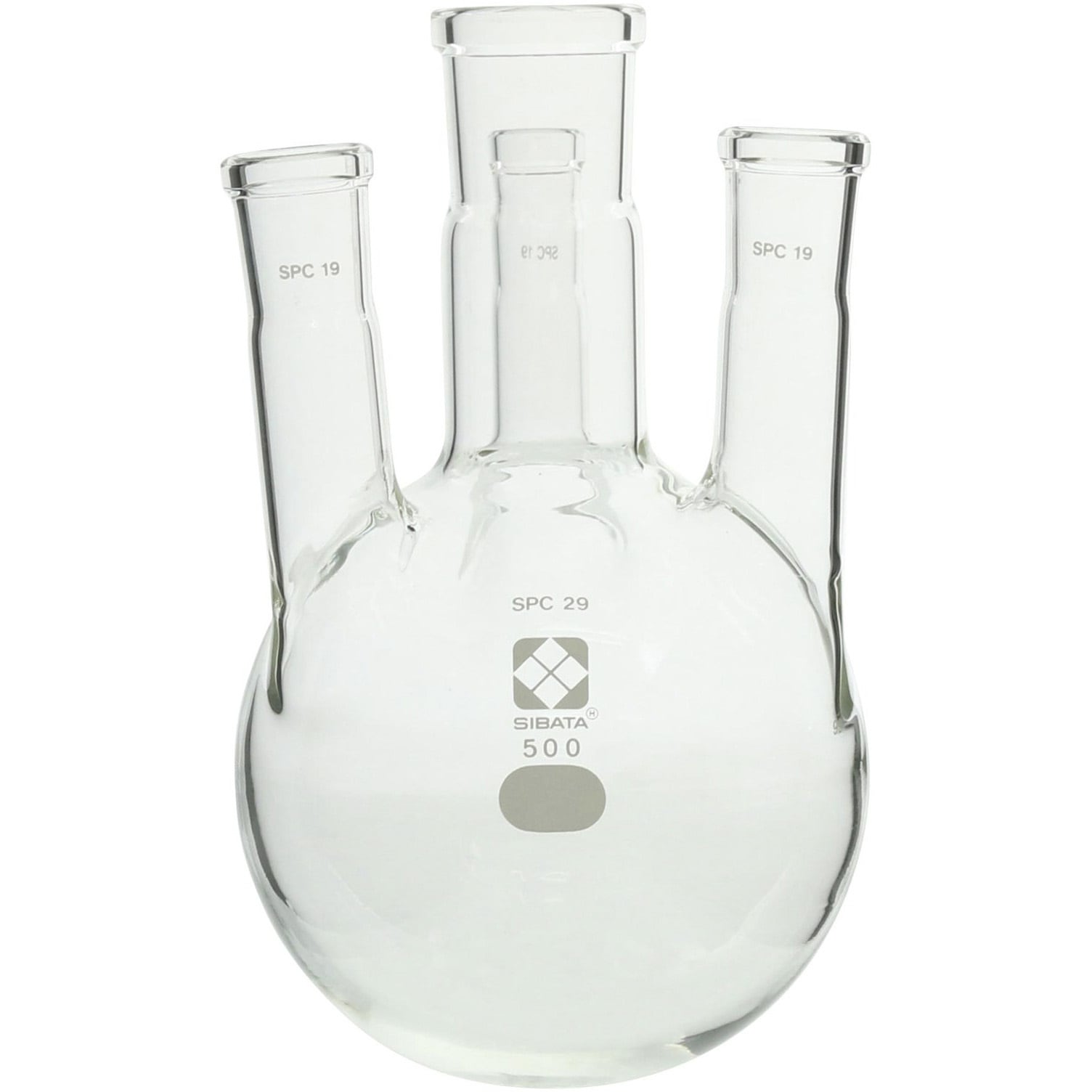 030180-19500 SPC四口丸底フラスコ SIBATA(柴田科学) 500mL 030180 