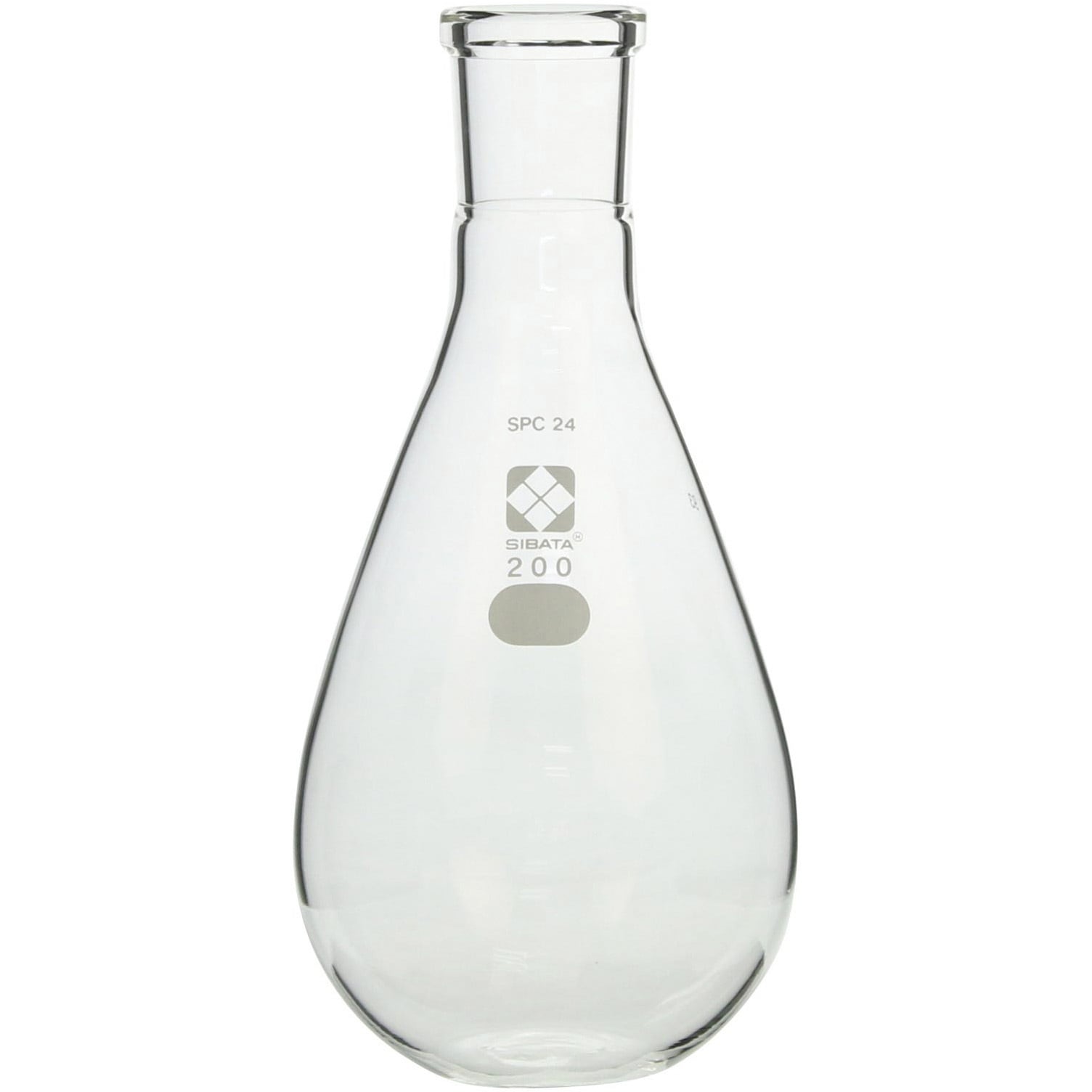 035120-24200 SPC平底なす形フラスコ SIBATA(柴田科学) 200mL   035120-24200