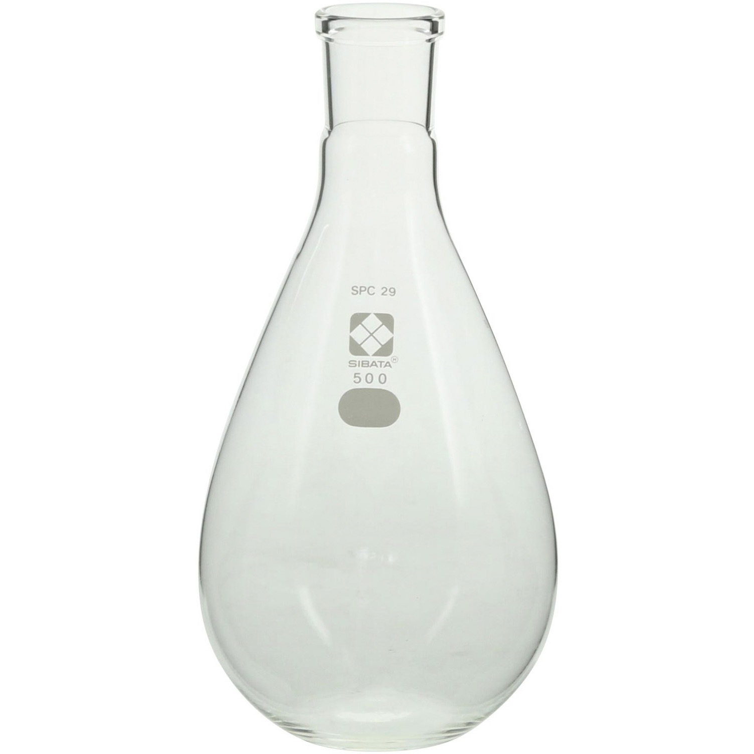 035120-29500 SPC平底なす形フラスコ SIBATA(柴田科学) 500mL   035120-29500