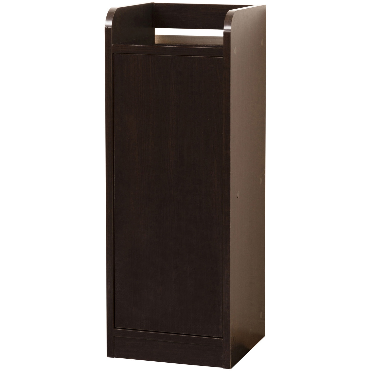 21330 鏡面モデム収納ラック スリム クロシオ 組立式仕様 ブラウン色