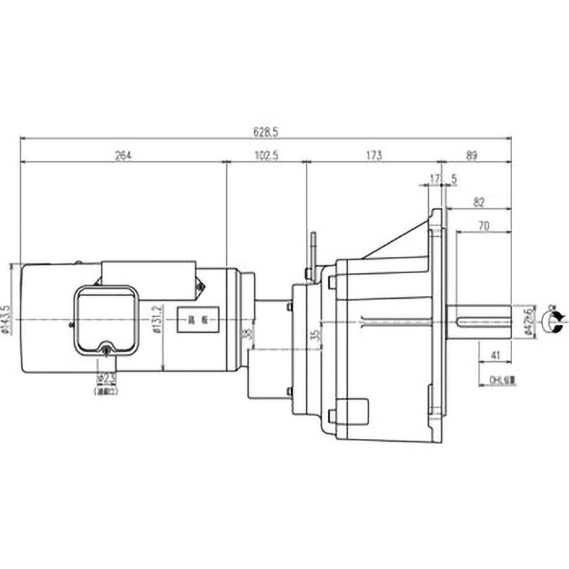 SMFB2-04-360 シグマー 平行軸単相400wフランジ取付形減速機 シグマー技研 新シリーズ 出力0.4kW ブレーキ付   SMFB2-04-360 76,890円