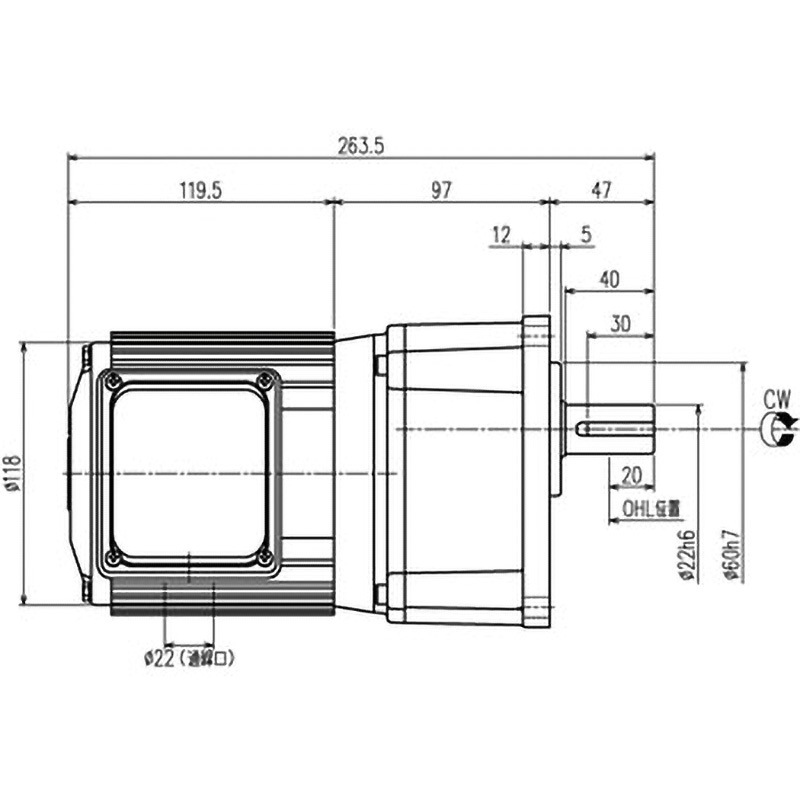 TMk2-01-80 シグマー 平行軸三相0．1kw小フランジ形減速機 シグマー技研 新シリーズ ブレーキ無し   TMk2-01-80