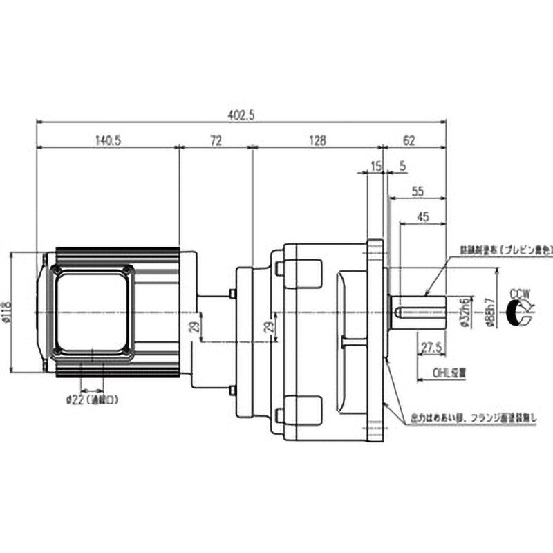 TMK2-02-450 シグマー 平行軸三相0．2kw小フランジ形減速機 シグマー技研 新シリーズ ブレーキ無し   TMK2-02-450 44,837円