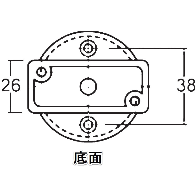 イージーブラケット カバー付直軸 MIZUKAMI(水上) 直受 適合径(丸棒