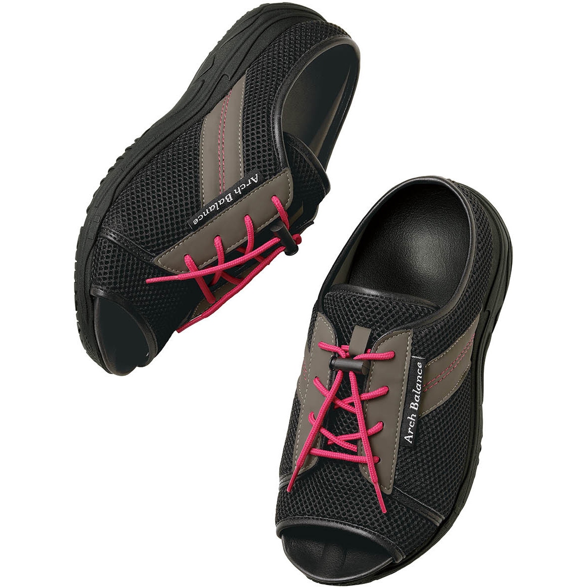 Lafoot 健康サンダル アーチスニーカー メイダイ ブラック色 サイズM(22.0～23.5)cm
