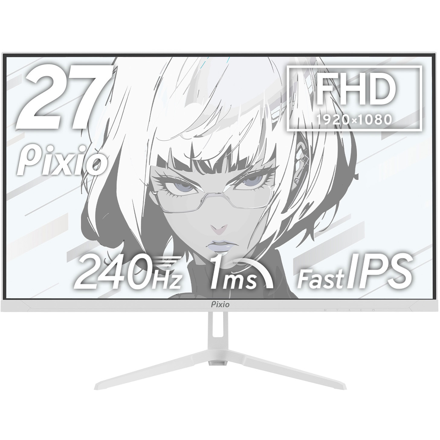 PX279WAVEW-O PX279 Wave White ゲーミングモニター 27インチ FHD