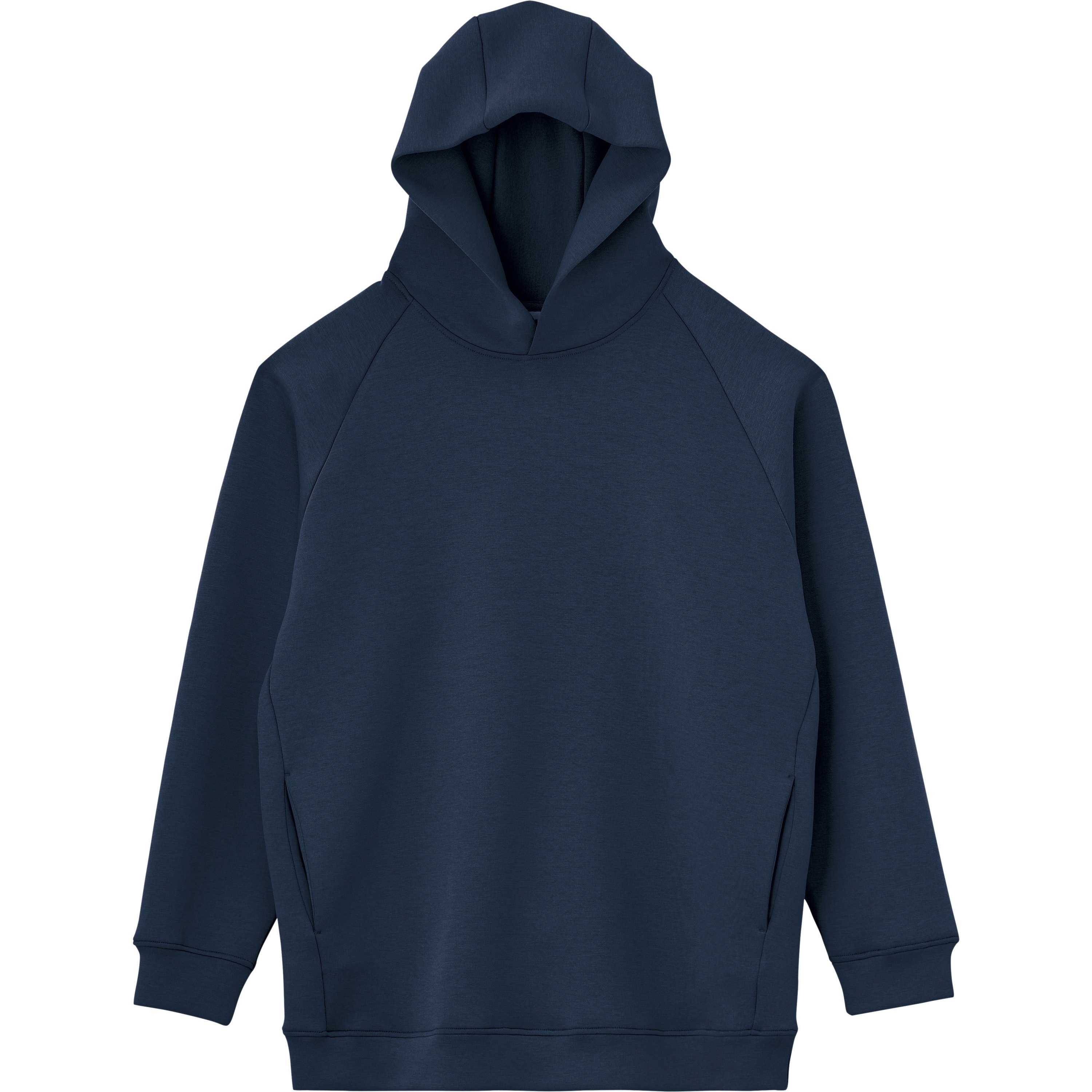 MS2132 ドライストレッチプルオーバーパーカ(ポリ LIFEMAX ネイビー色 サイズL  MS2132