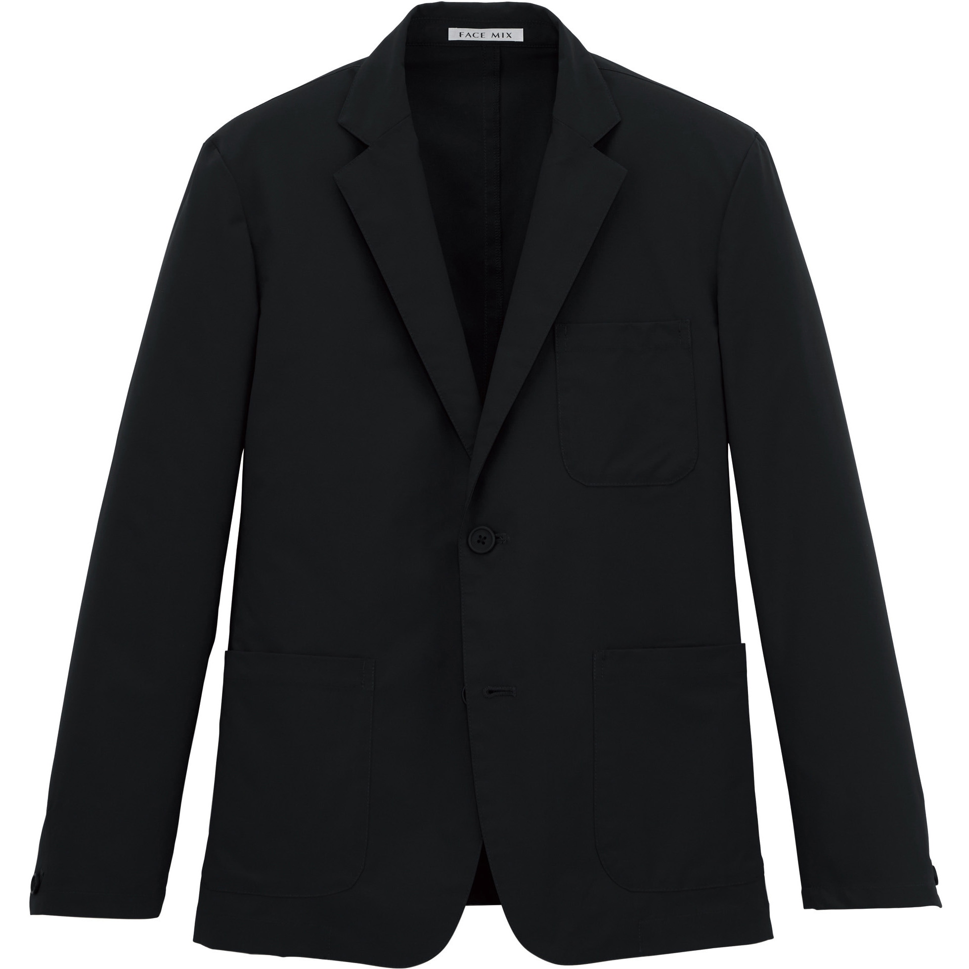 FJ0714U ユニセックスジャケット FACEMIX 男女兼用 ブラック色 サイズ3L  FJ0714U
