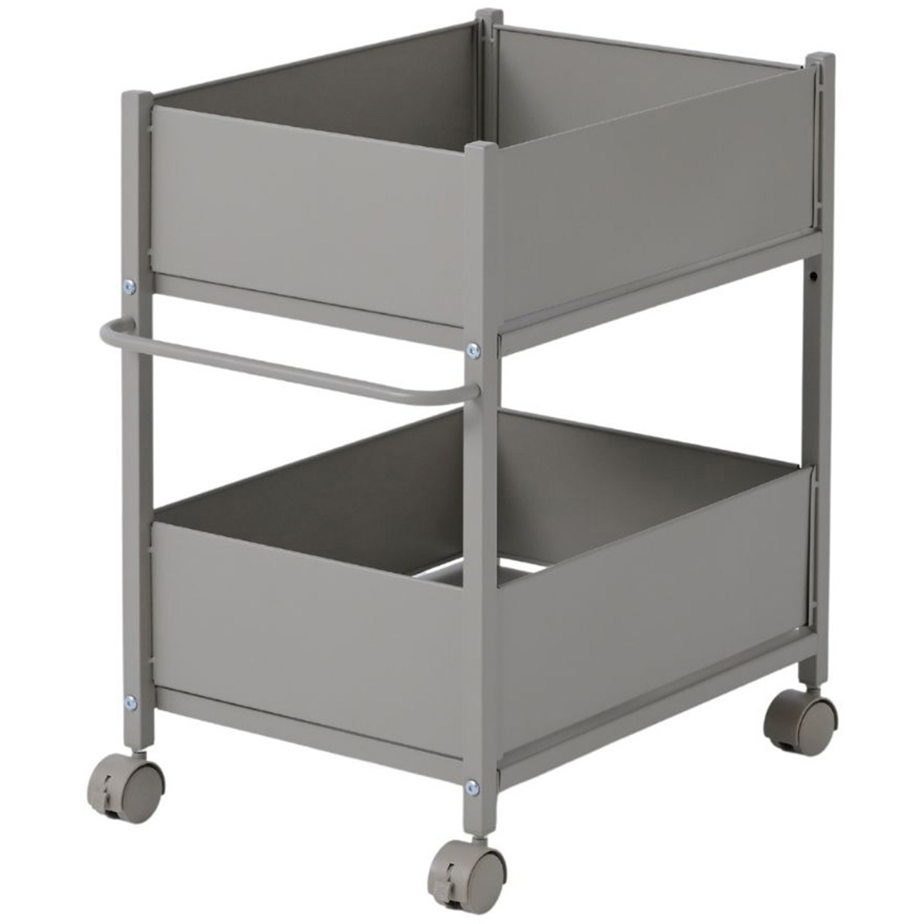 NOPR-5738(GG)×2 頑丈 収納ラック キャスター付き YAMAZEN(山善) 幅38cm高さ64.5cm 1セット(2個)