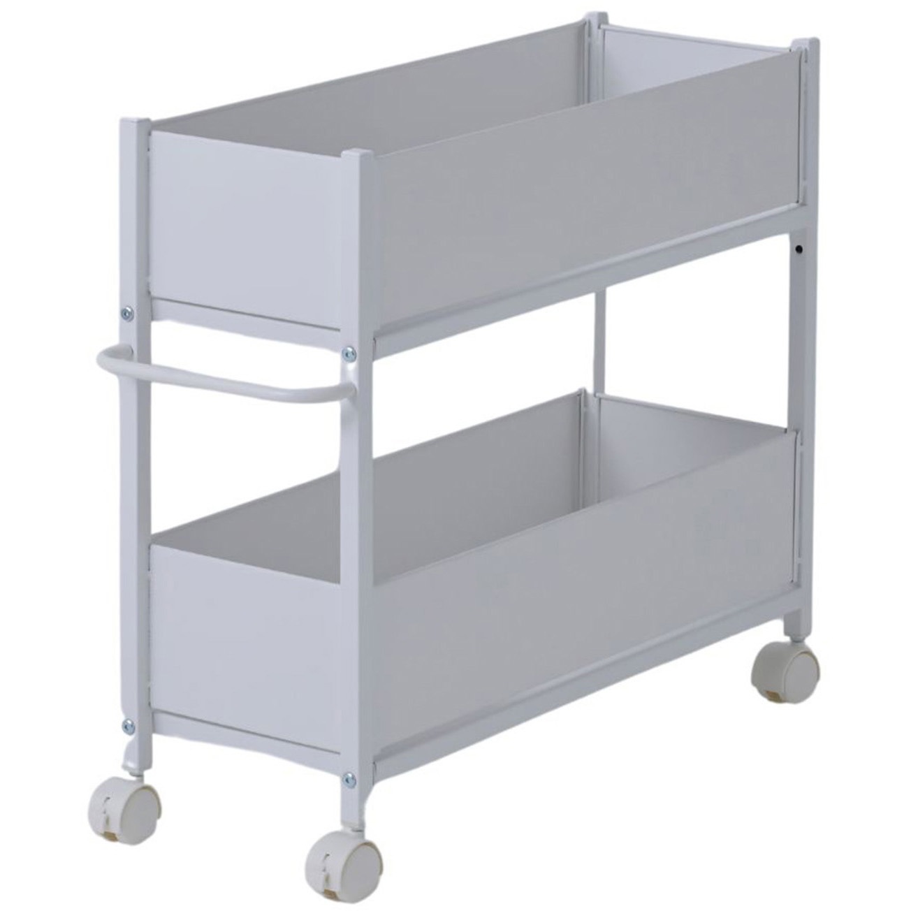 NOPR-7526(NMW)×2 頑丈 収納ラック キャスター付き YAMAZEN(山善) 幅