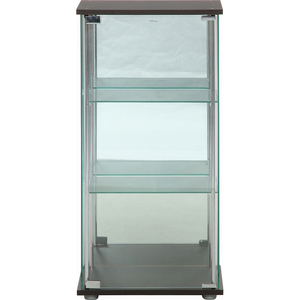 96048 ガラスコレクションケース 3段(背面ミラー付き) 不二貿易