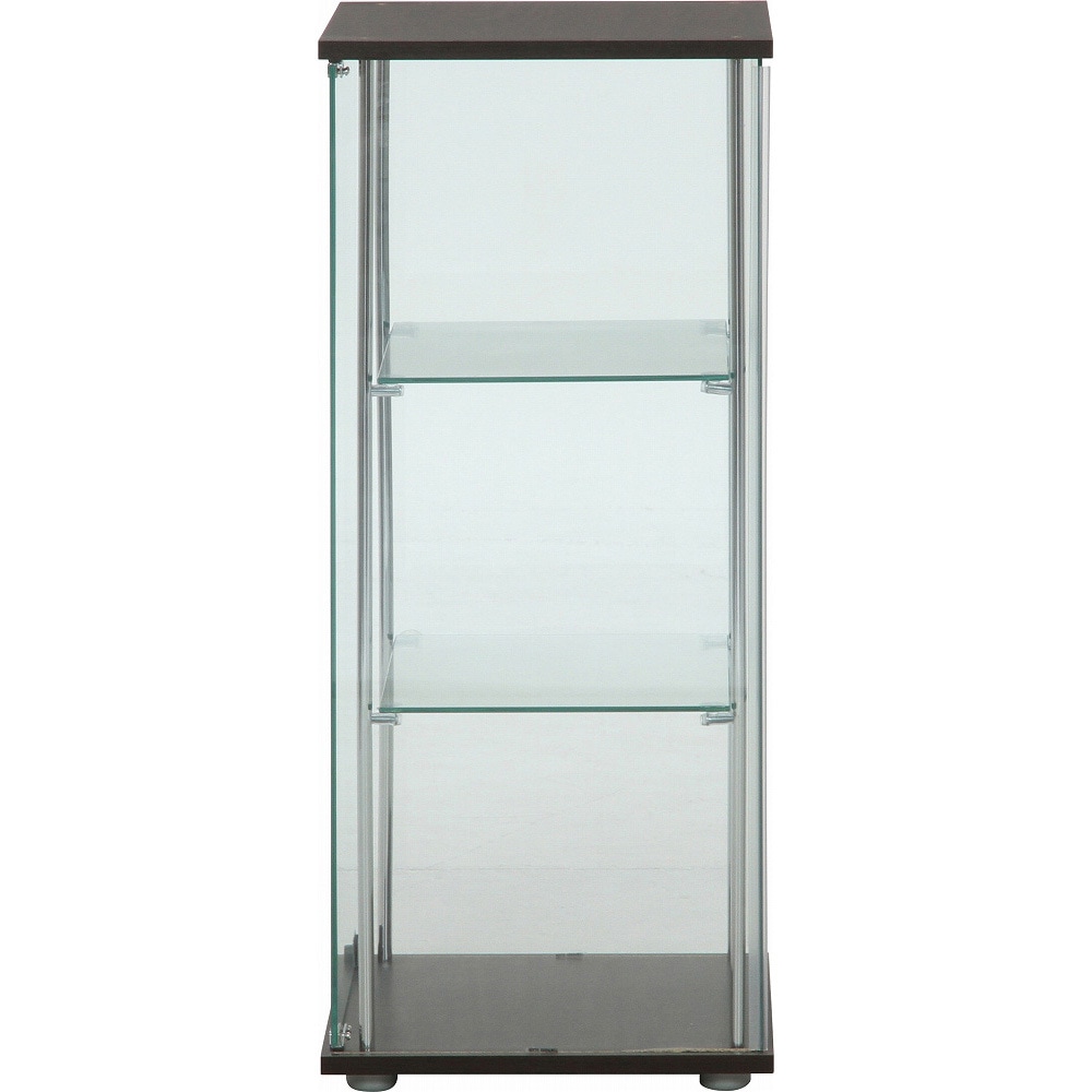 96048 ガラスコレクションケース 3段(背面ミラー付き) 不二貿易