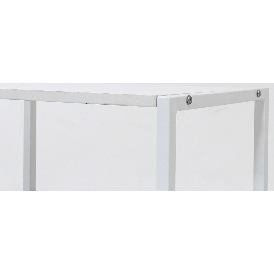 83984 ホワイト ファイルワゴン 不二貿易 キャスターあり 1段 - 【通販