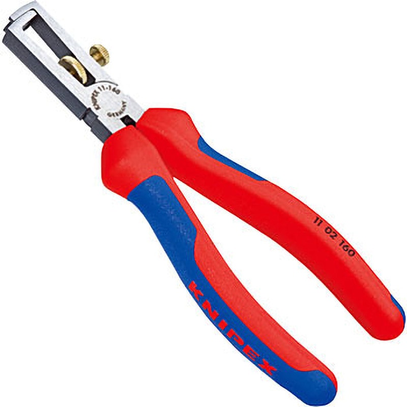 エンドワイヤーストリッパー KNIPEX(クニペックス) 手動型 【通販